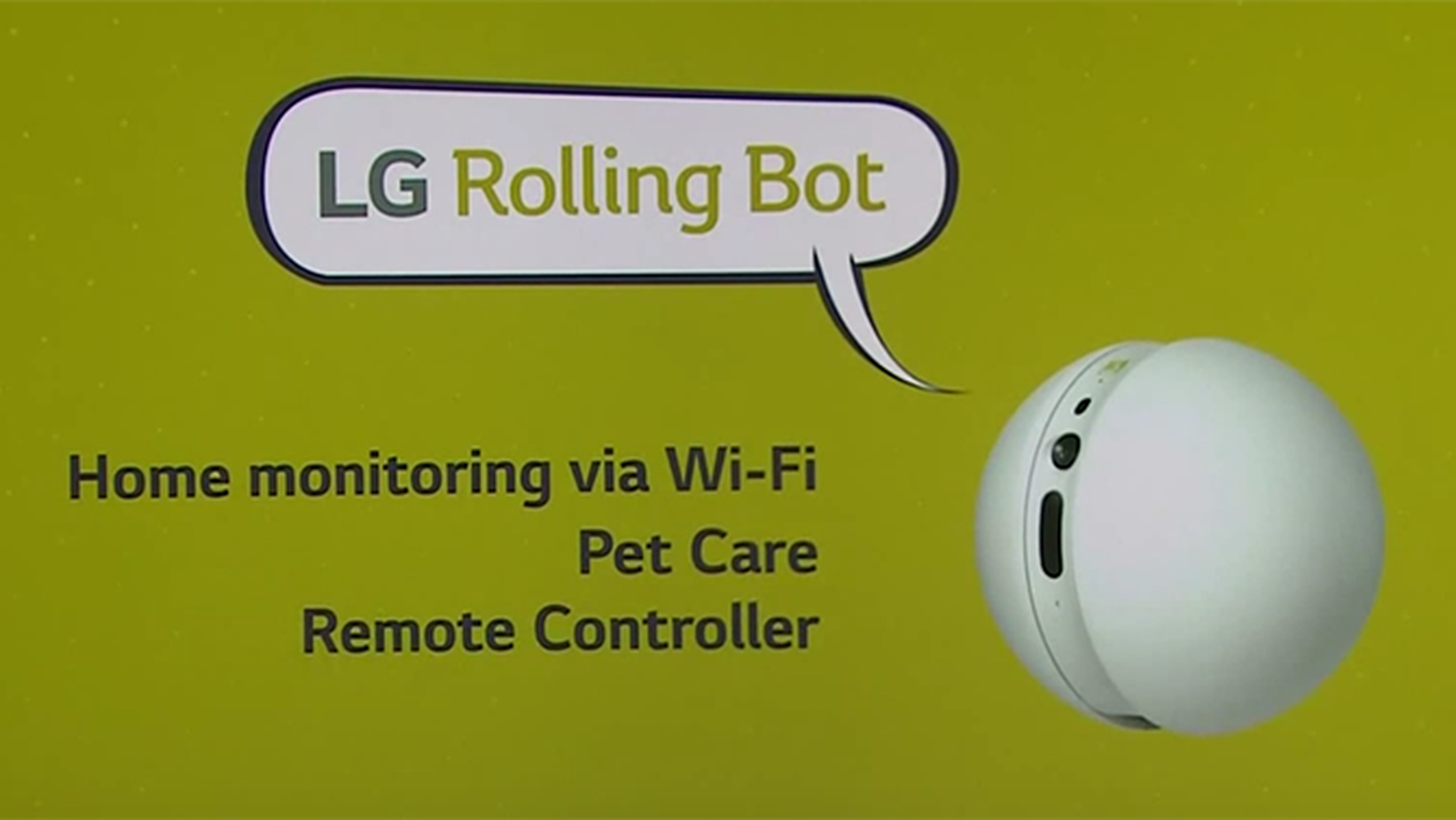 LG’s BB-8-aping laser-packing Rolling Bot is your cat’s new best friend