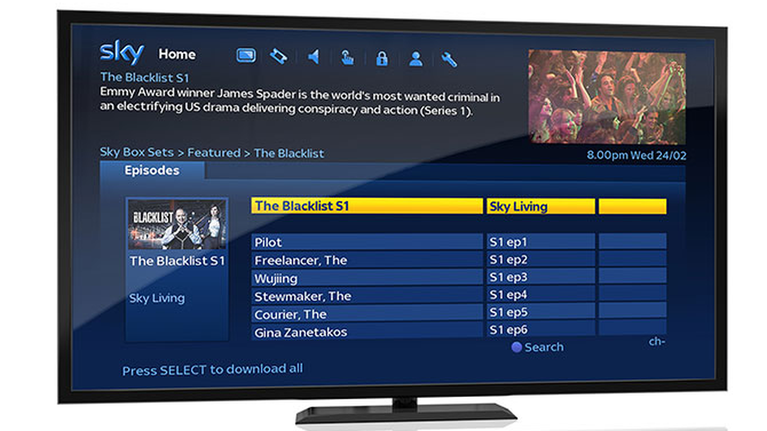 Sky+ update enables box set addiction with ‘watch next episode’ binge-trigger