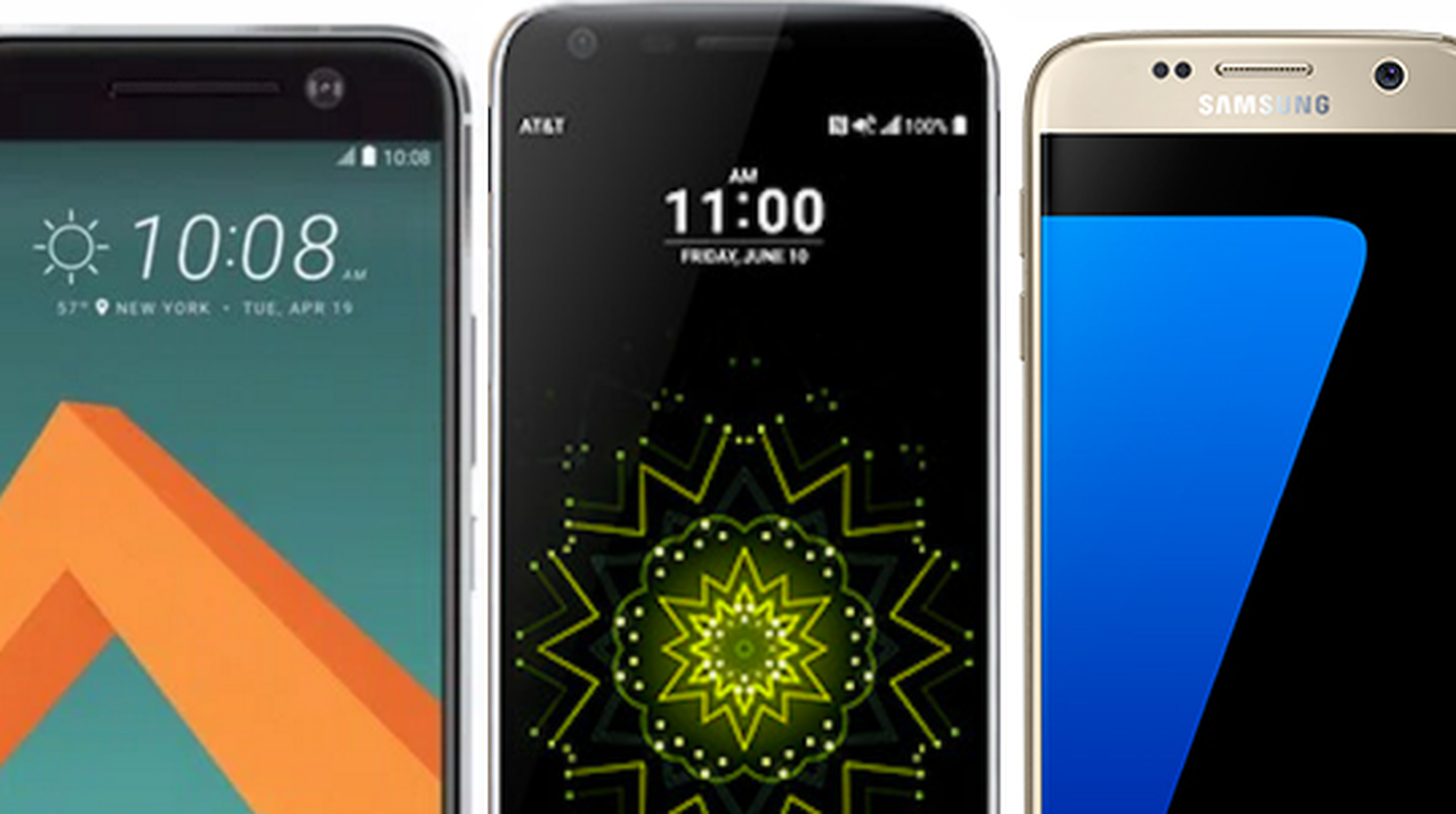 HTC 10 vs Samsung Galaxy S7 vs LG G5: Which is best for me?