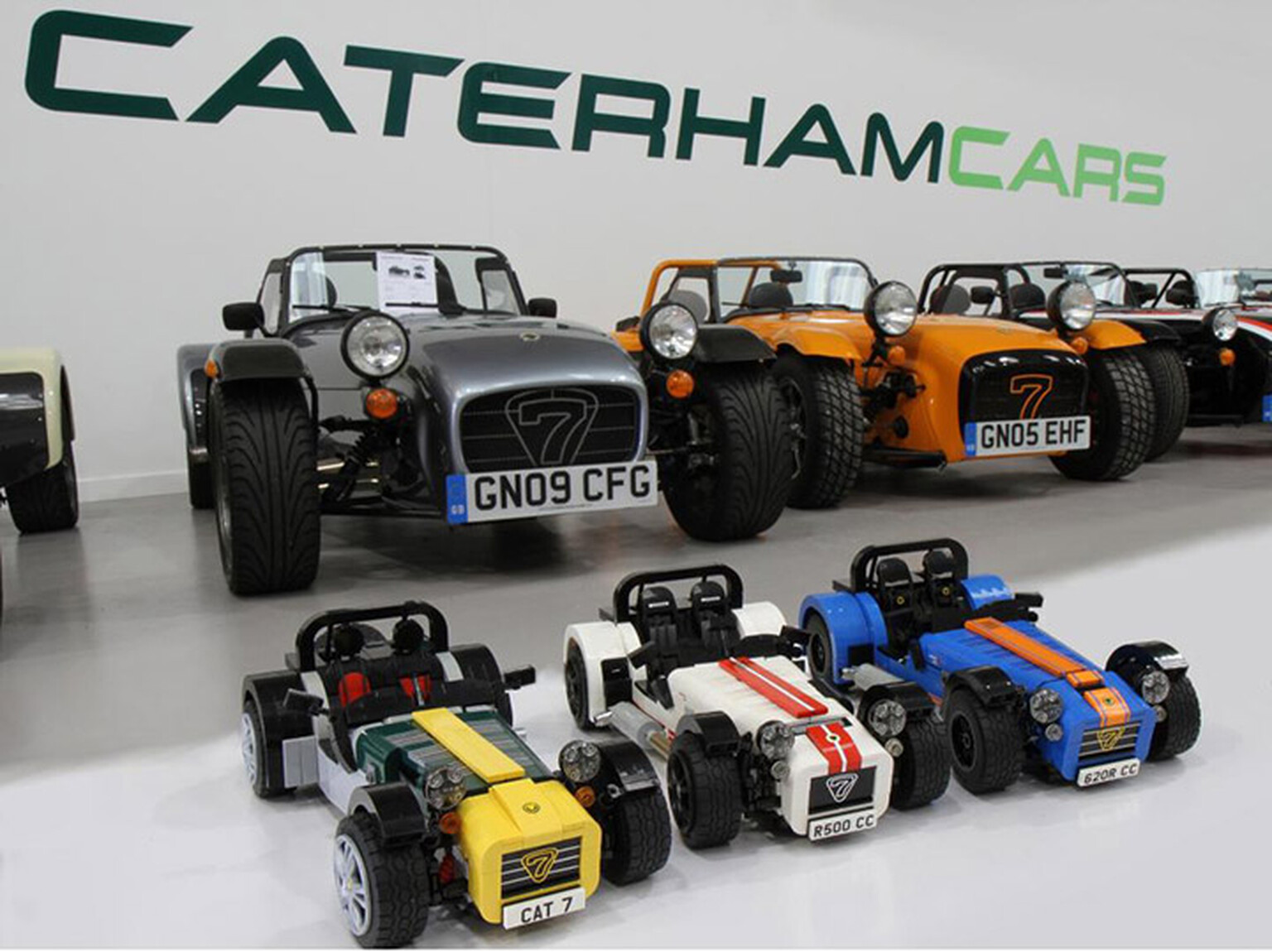 Caterham Seven immortalised in Lego