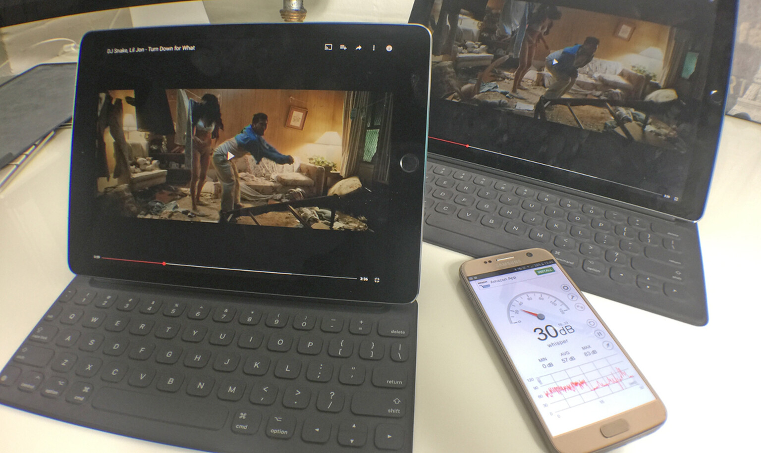 iPad Pro 9.7 speakers test vs iPad Pro 12.9