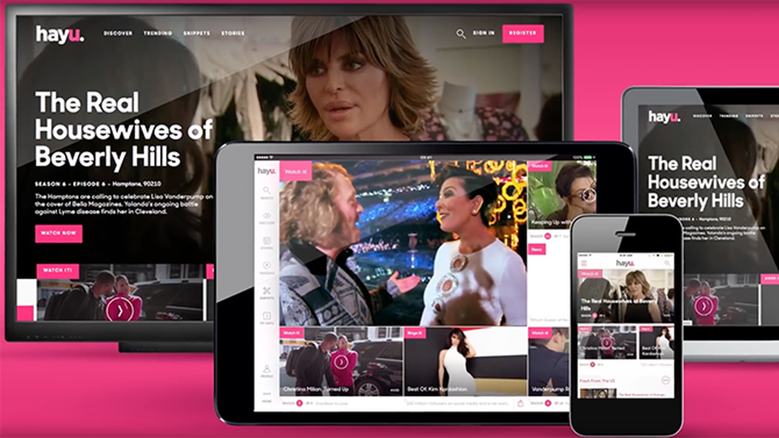 Keep up with the Kardashians for free on Virgin Media TiVo XL with Hayu
