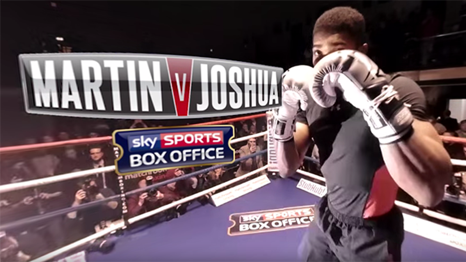 Sky rings out Anthony Joshua 360 VR experience ahead of Charles Martin fight