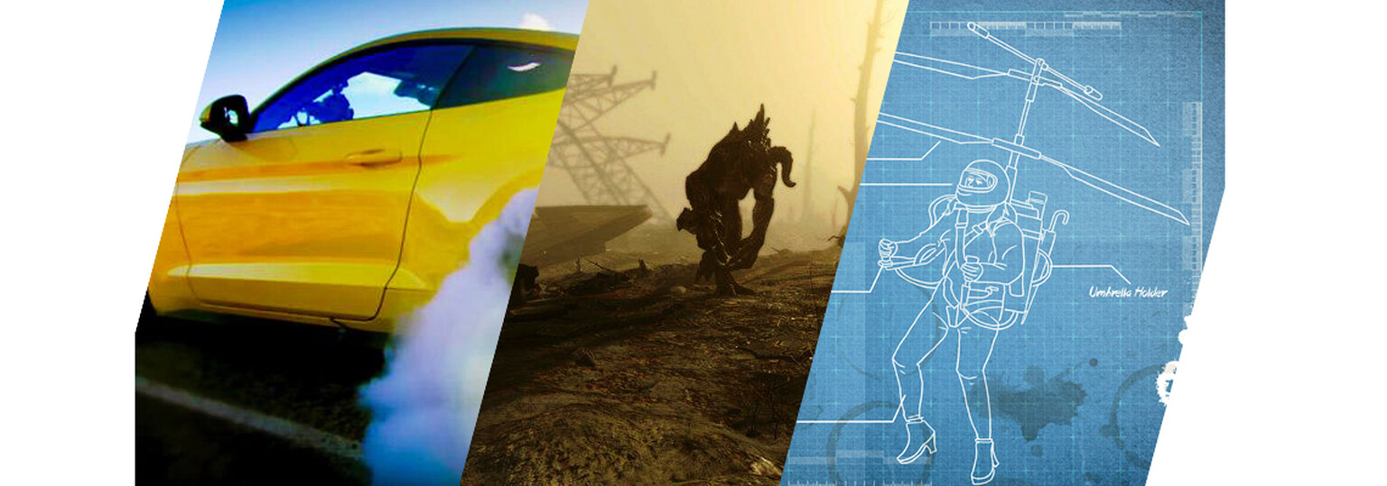 Weekly Roundup: Top Gear trailer trouble, Fallout wins a BAFTA and a helicopter backpack?
