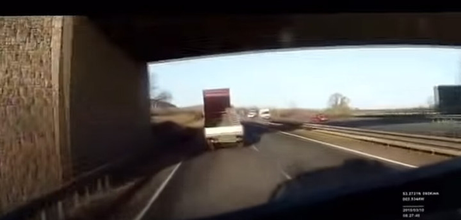 Police force releases shocking footage of fatal truck crash