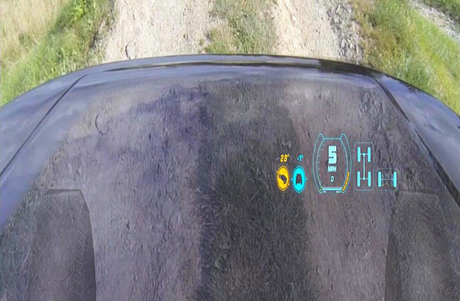 Land Rover teases a bonnet you can see through