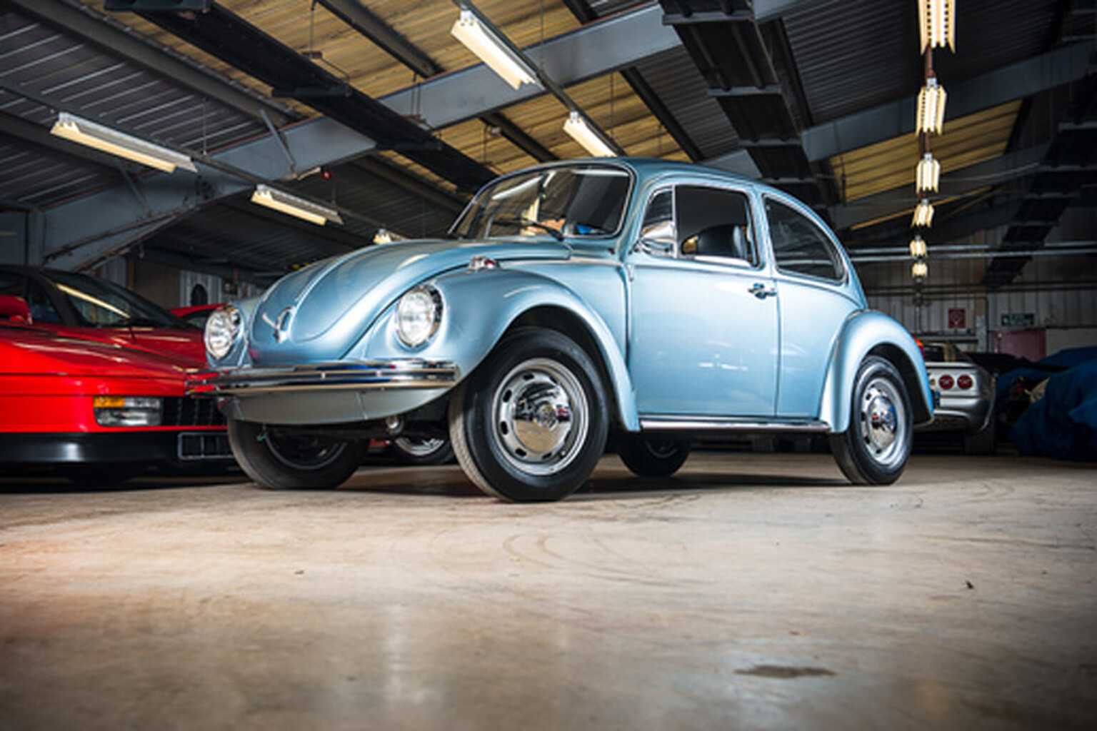 Up for auction: 1974 VW Beetle with 90km on the clock
