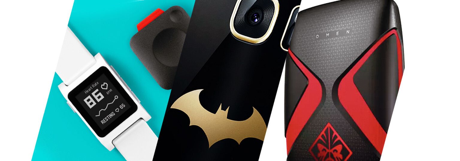 Weekly Roundup: New Pebbles, superhero smartphones and VR backpacks
