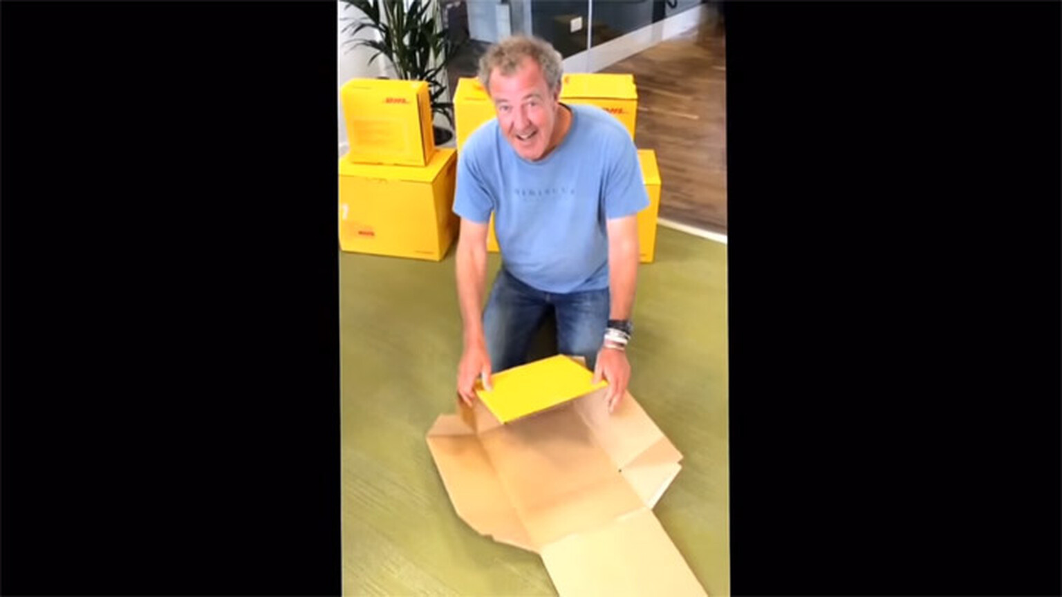 Video of Jeremy Clarkson assembling a box goes viral
