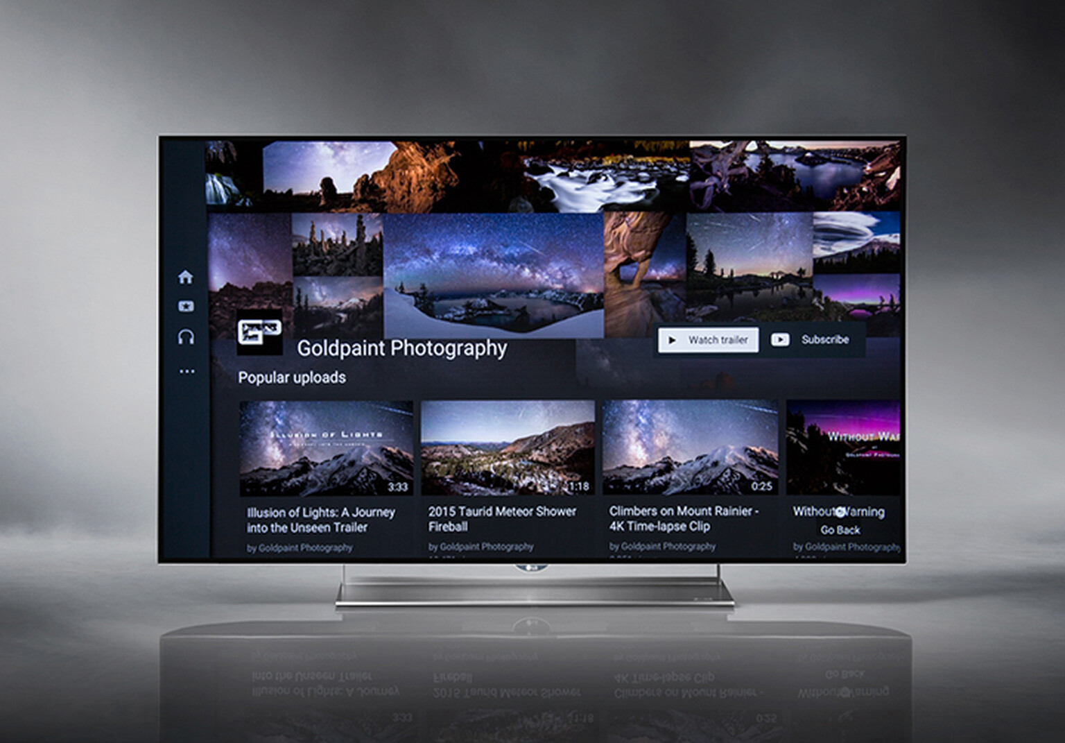 How can I watch YouTube on my TV?