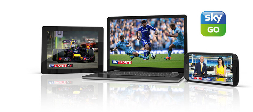 How do I stream Sky Go to my TV?