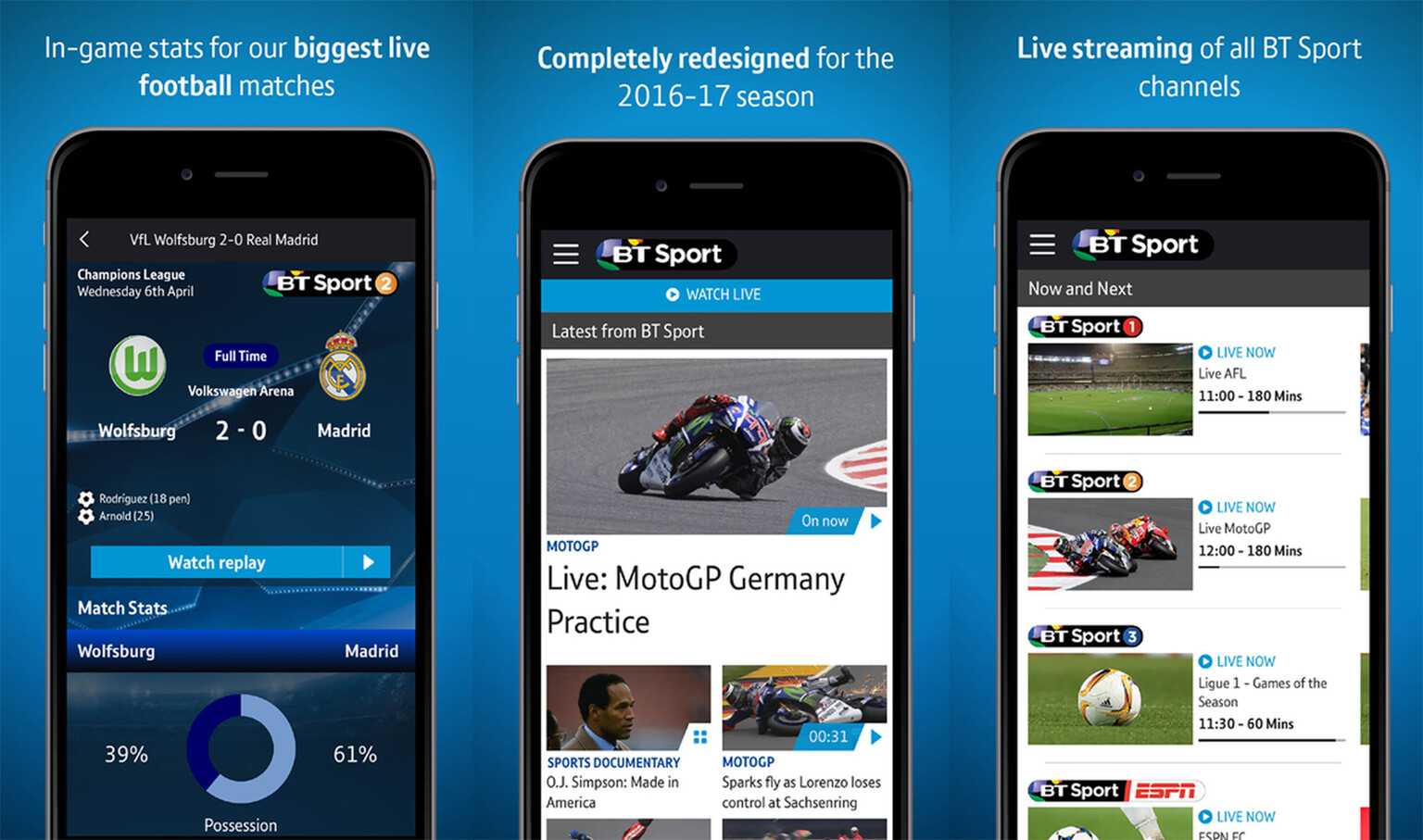 How can I watch BT Sport on my phone or tablet?