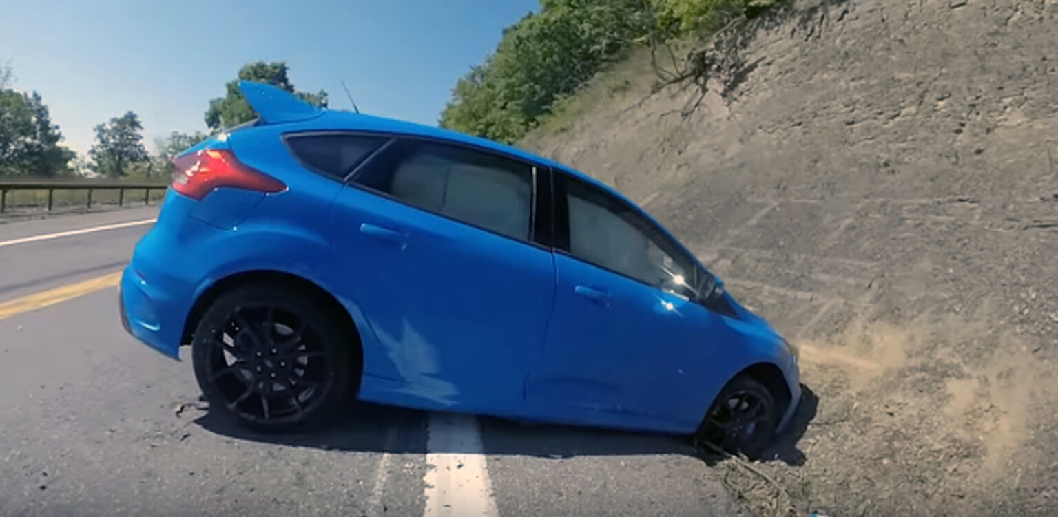 Here is how not to drift the new Ford Focus RS
