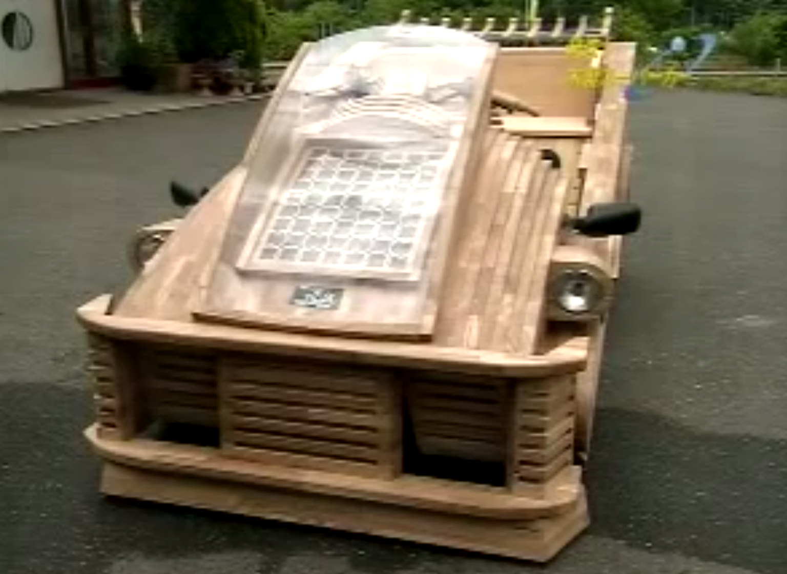Meet the Maniwa, the world's ugliest (and only?) wooden 'supercar'