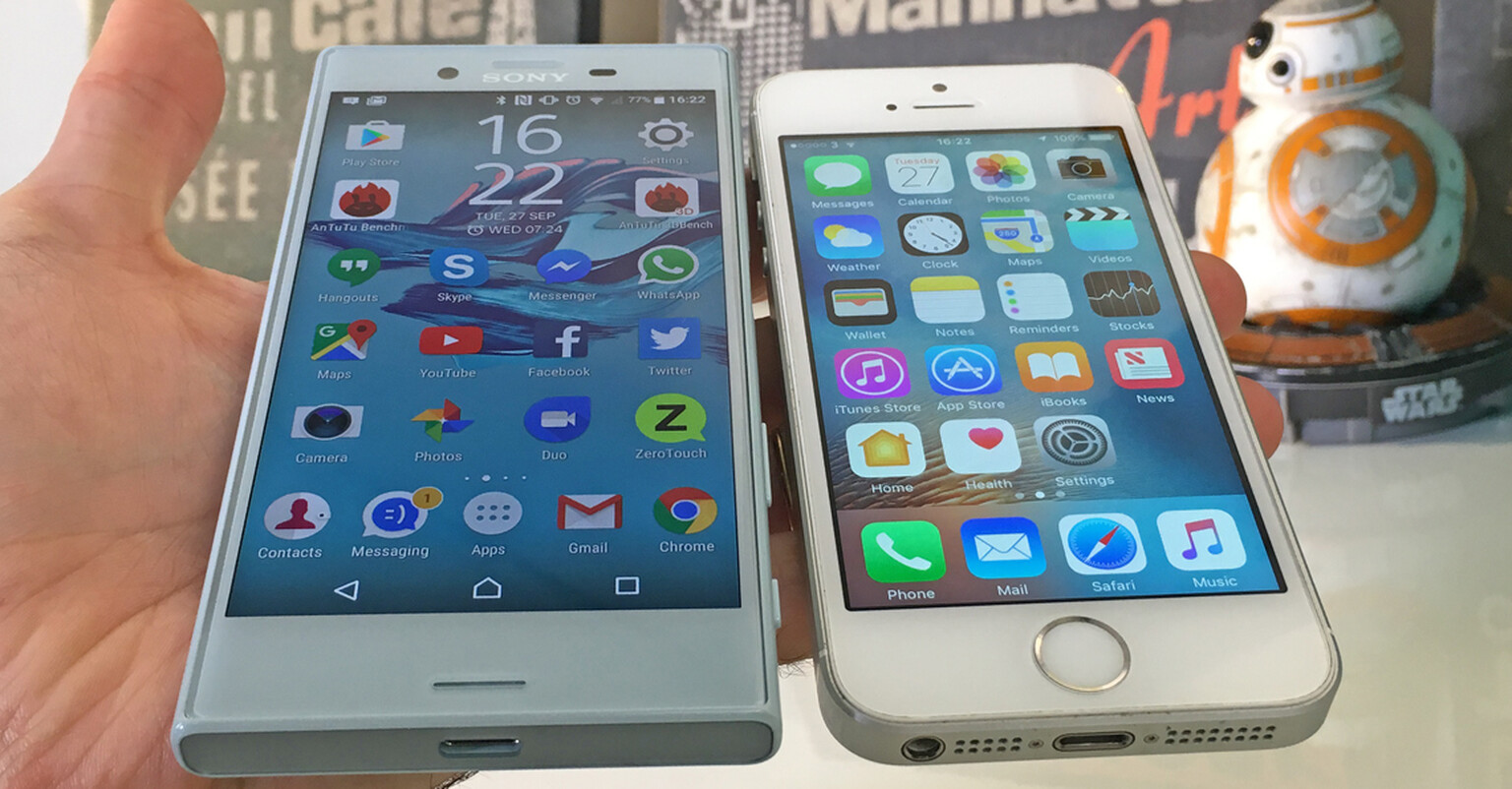 Sony Xperia X Compact vs Xperia Z5 Compact vs iPhone SE