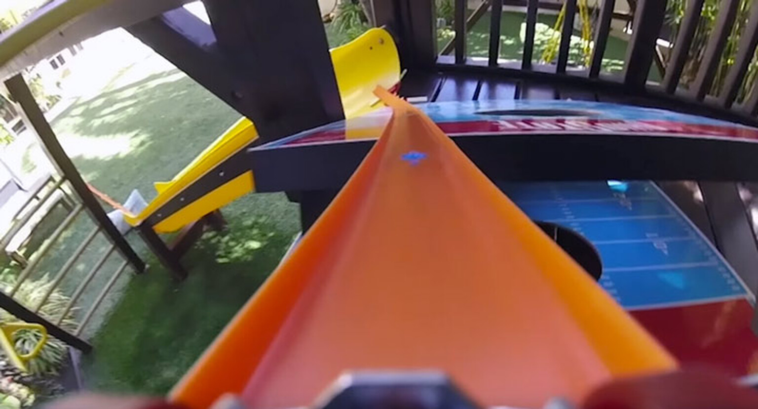 Watch what happens when you attach a GoPro to a Hot Wheels toy car