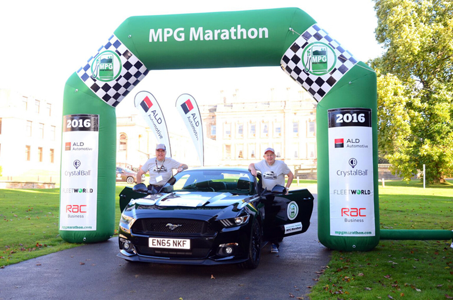 Ford entered the new Mustang into the MPG Marathon and became a record holder