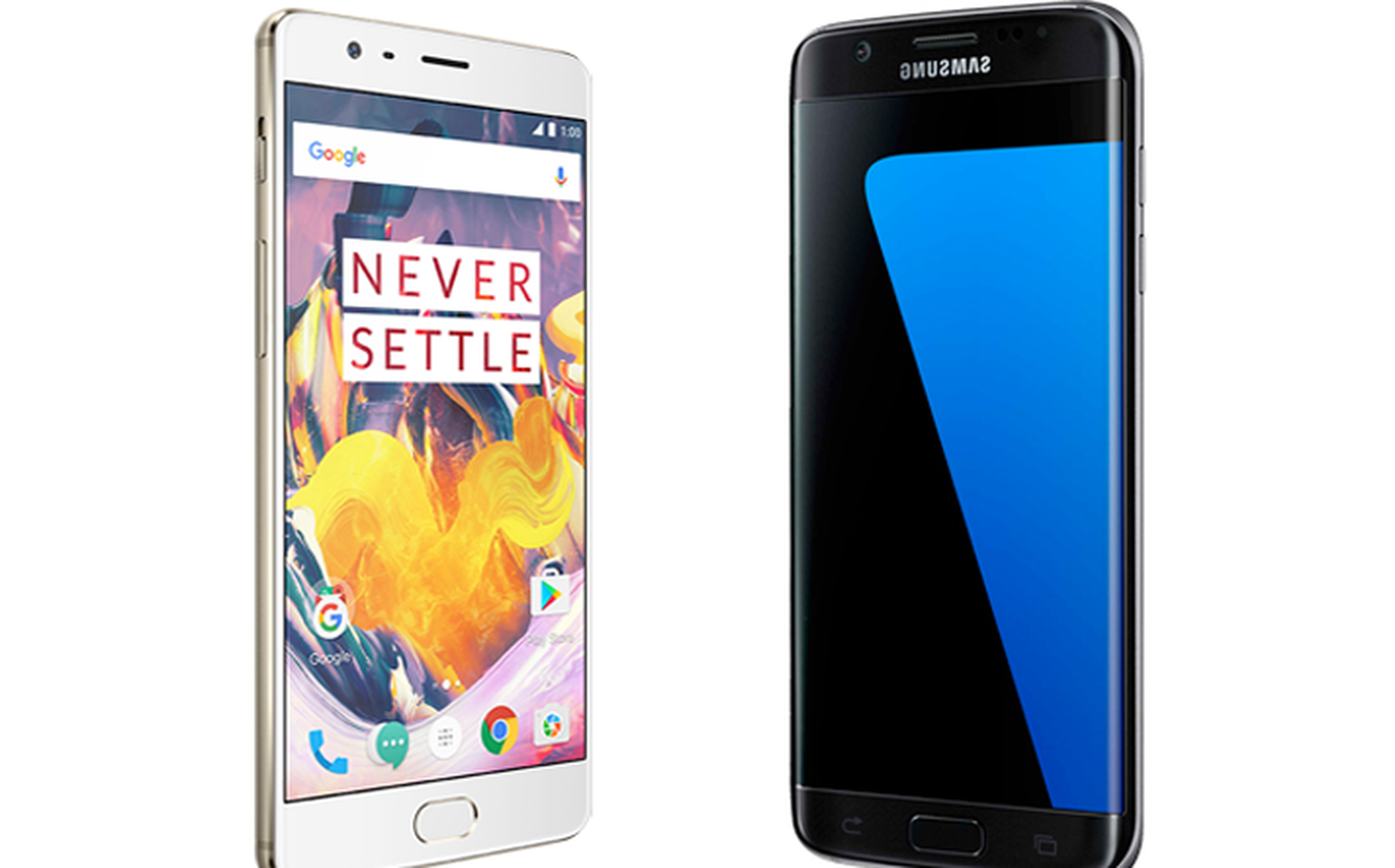 OnePlus 3T vs Samsung Galaxy S7 Edge: Which 5.5-inch phone is best?