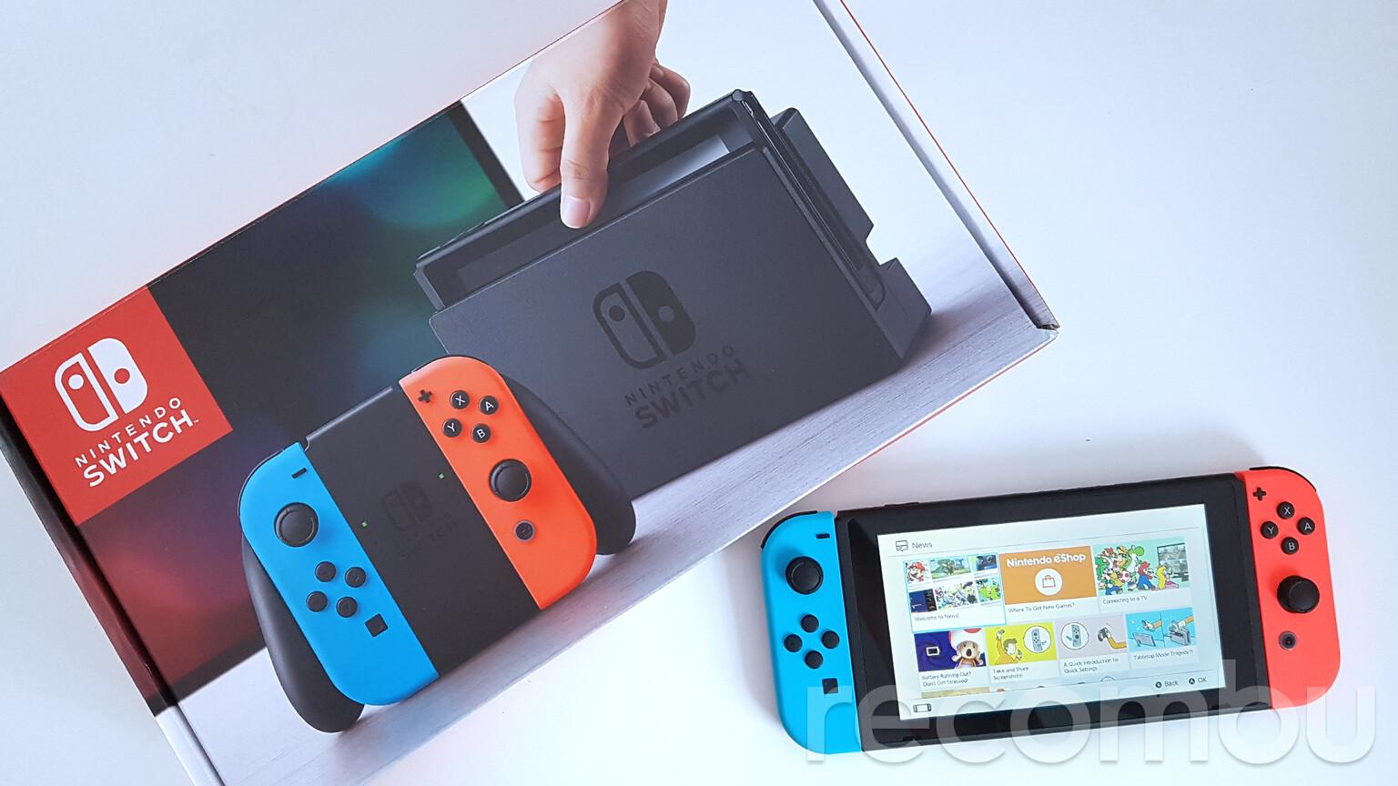 Nintendo Switch Unboxing and Setup (UK model)