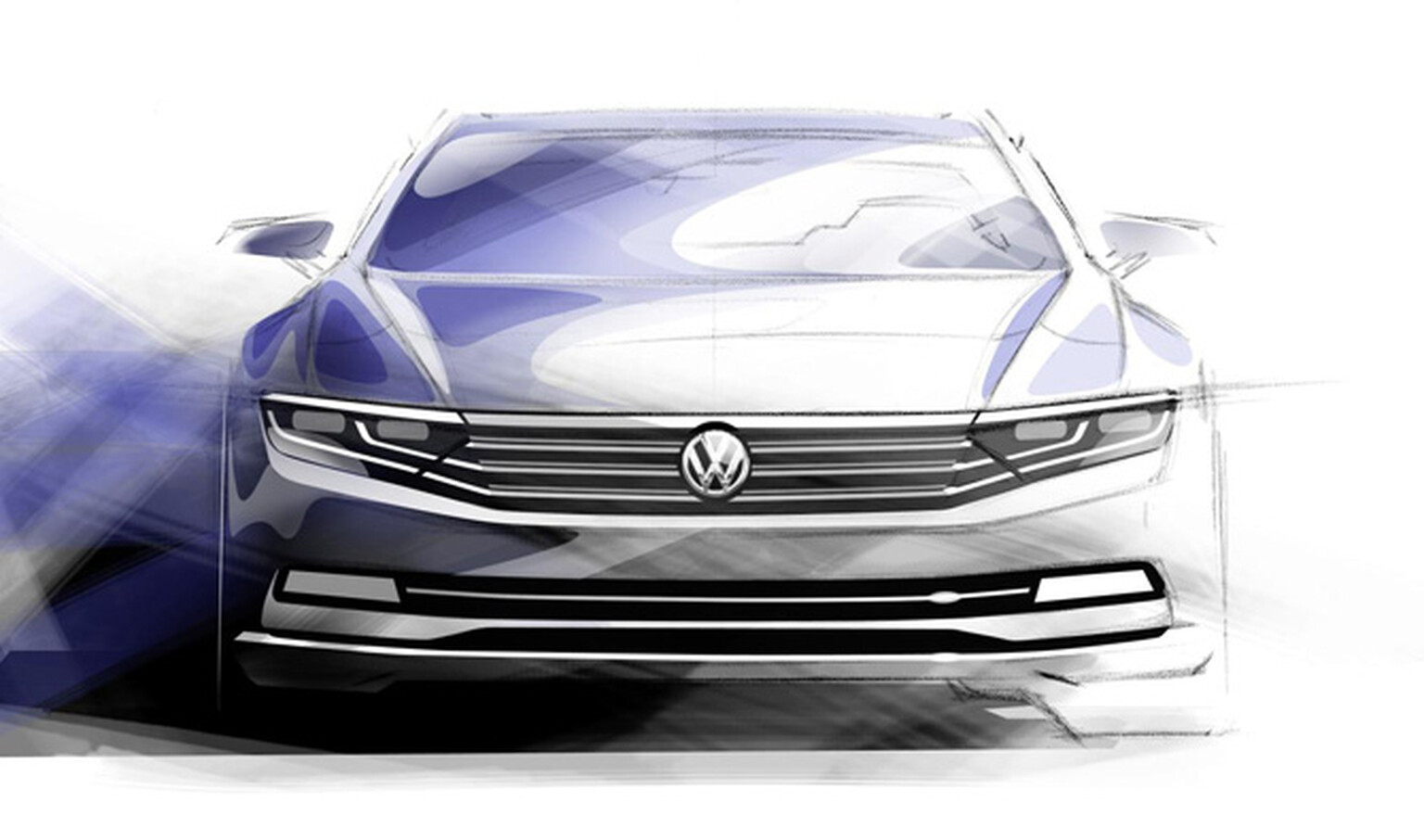 2015 VW Passat details and sketches