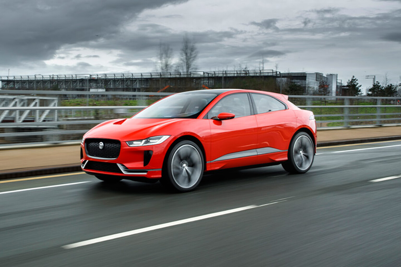 The Jaguar I-Pace concept just hit the streets of London for the first time