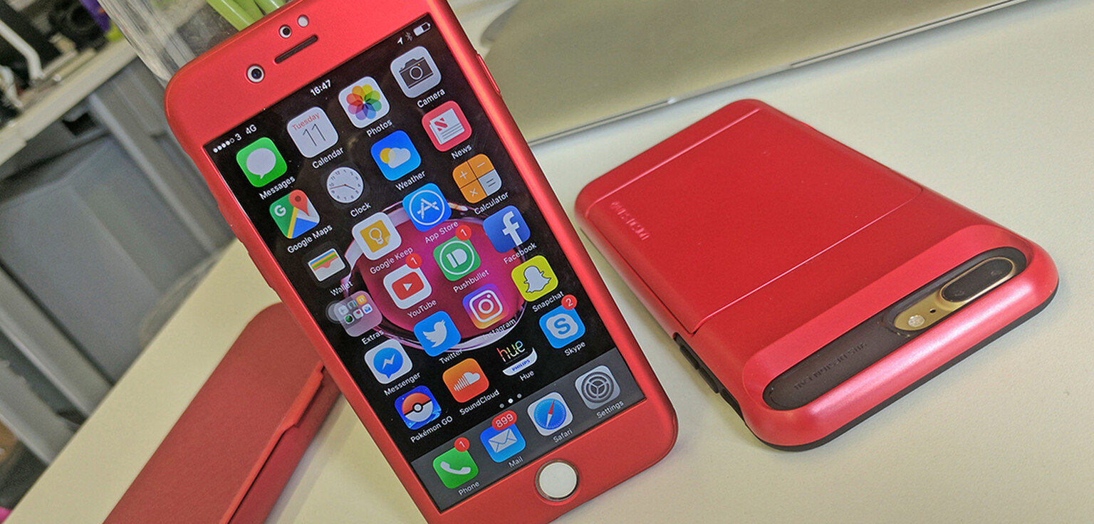 Get your own red iPhone 7 or 7 Plus with these crimson cases