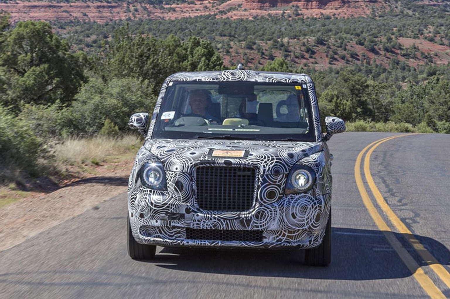 This is what the new electric London black cab looks like