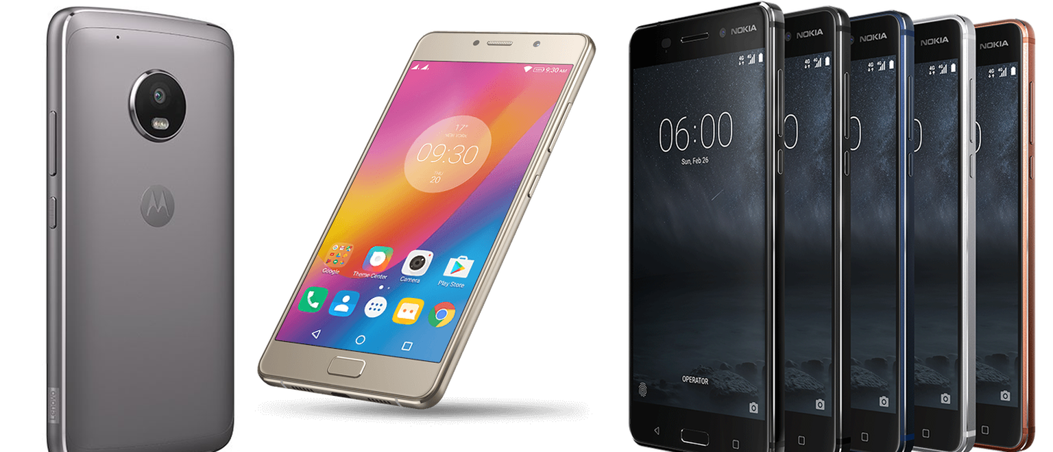 Nokia 6 vs Lenovo P2 vs Moto G5 Plus: A brutal mid-range mobile battle