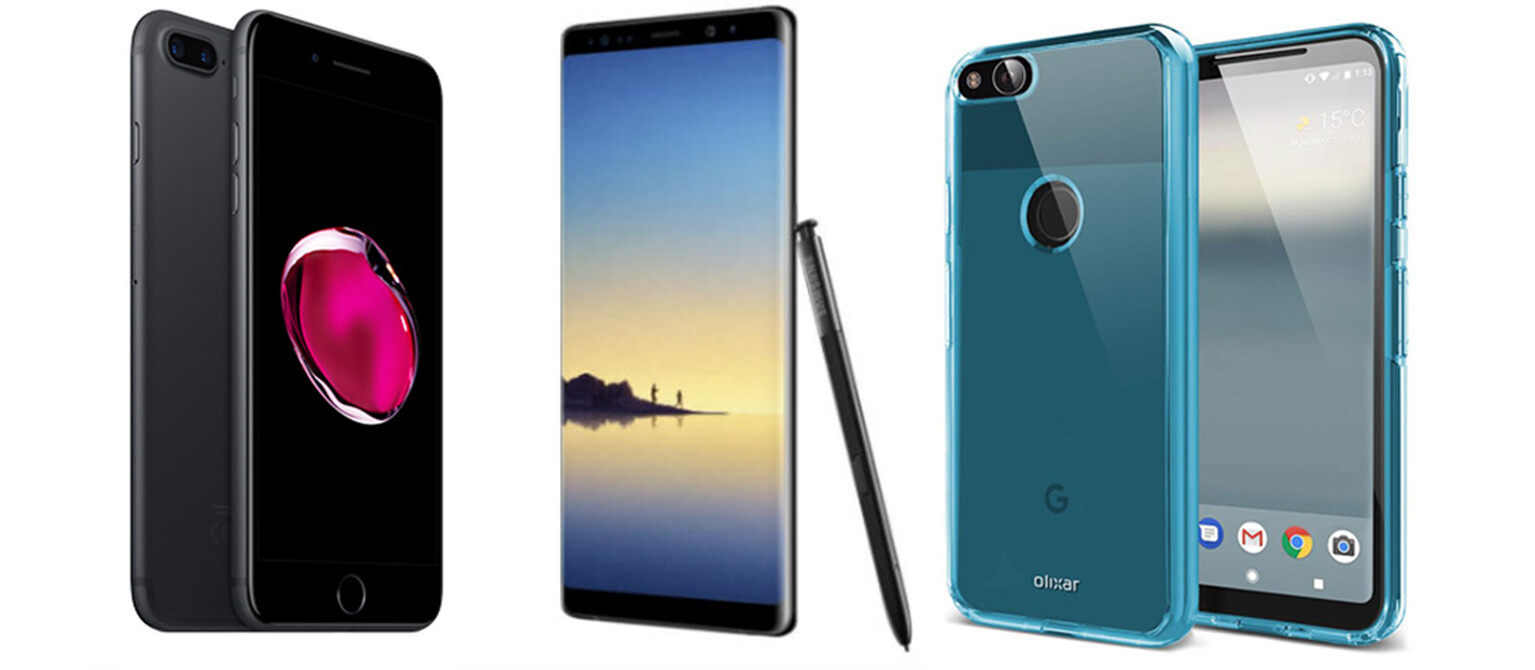 Samsung Galaxy Note 8 vs Google Pixel XL 2 vs iPhone 7S Plus vs LG V30: Best phones coming in 2017