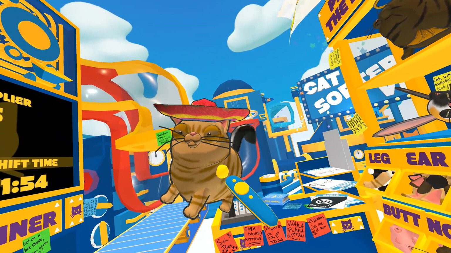 What is Cat Sorter VR, the crazy new feline organisation game for HTC Vive?