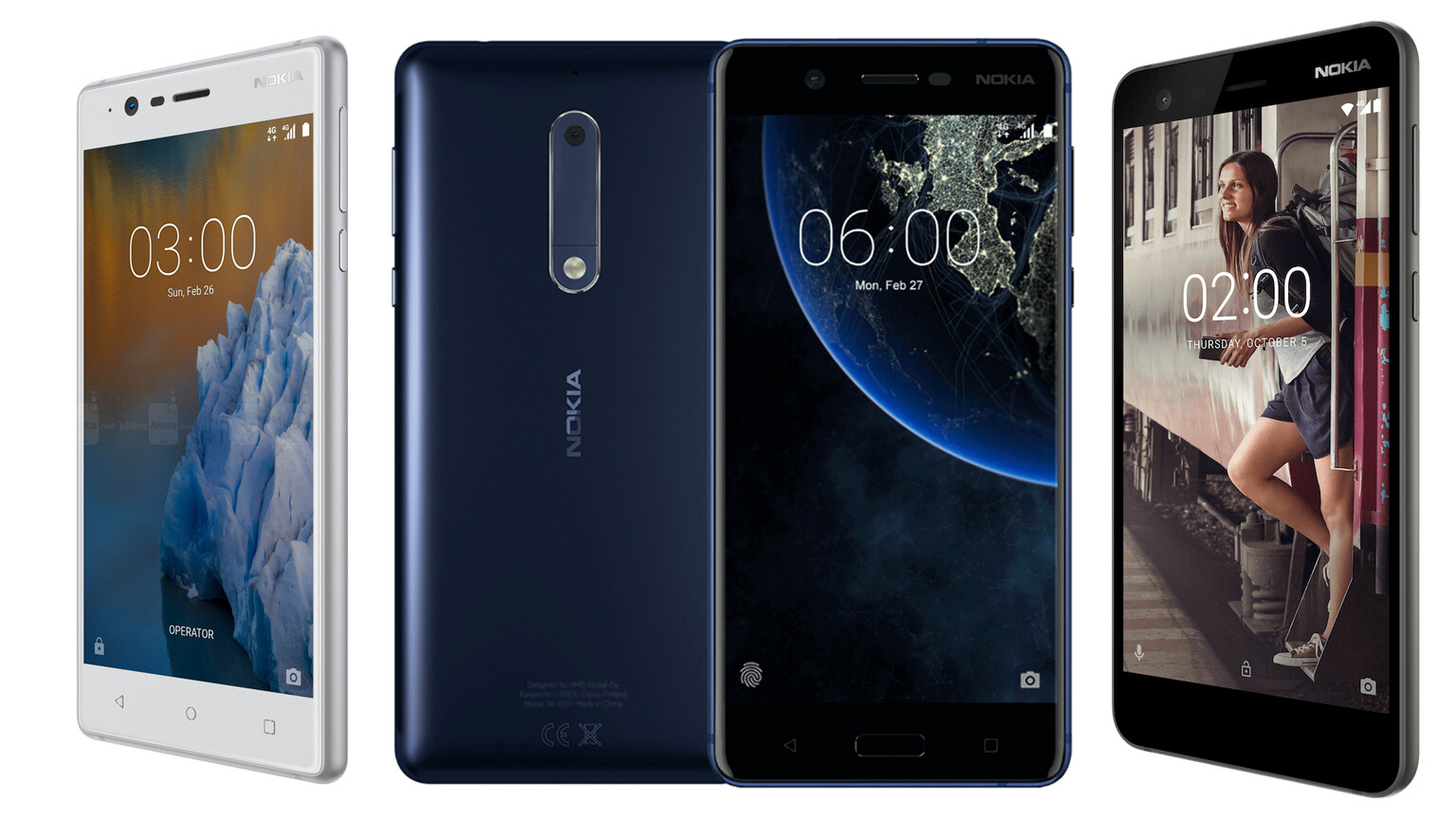 Nokia 2 vs Nokia 3 vs Nokia 5: Nokia's cheapest smartphones compared