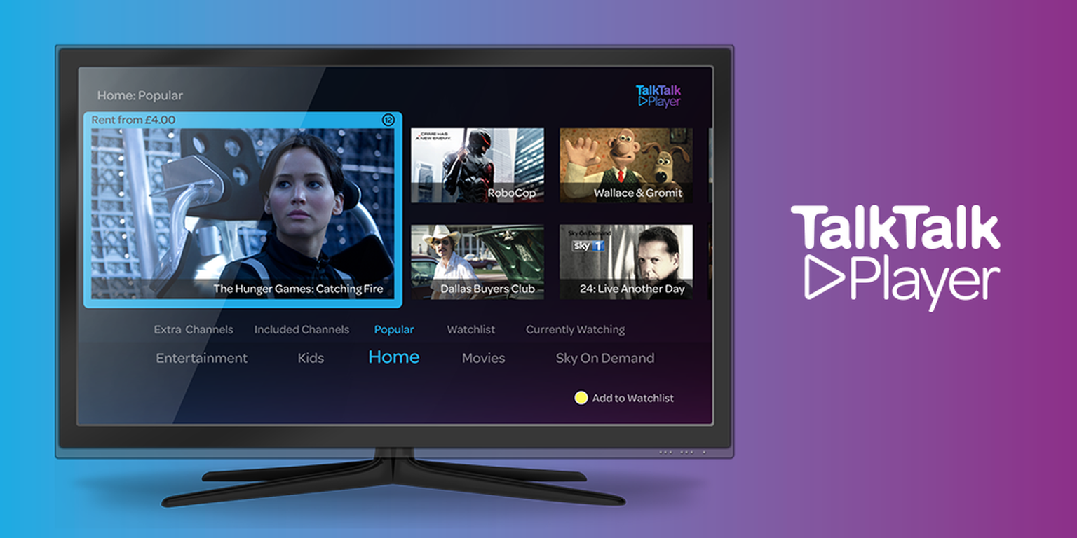 TalkTalk unveils updated TV player