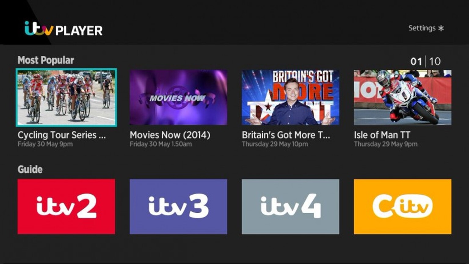 ITV Player lands on Roku and Now TV