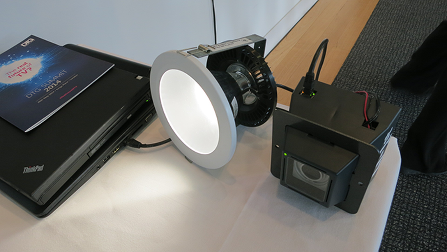 Li-Fi smart light bulbs will be in shops in the next two years