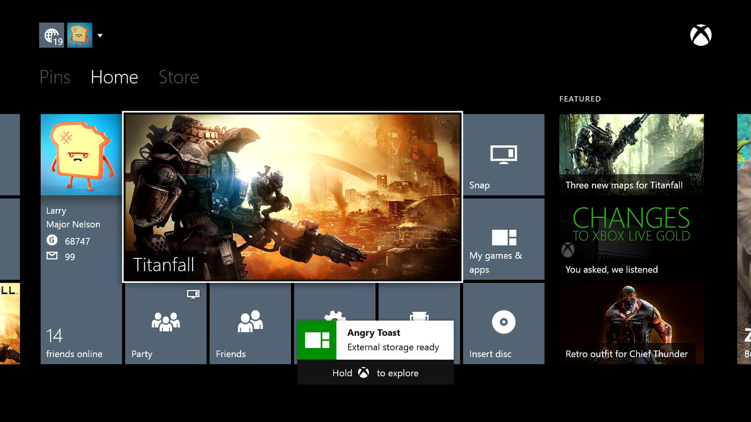 OneGuide on SmartGlass and external drive support coming to Xbox One