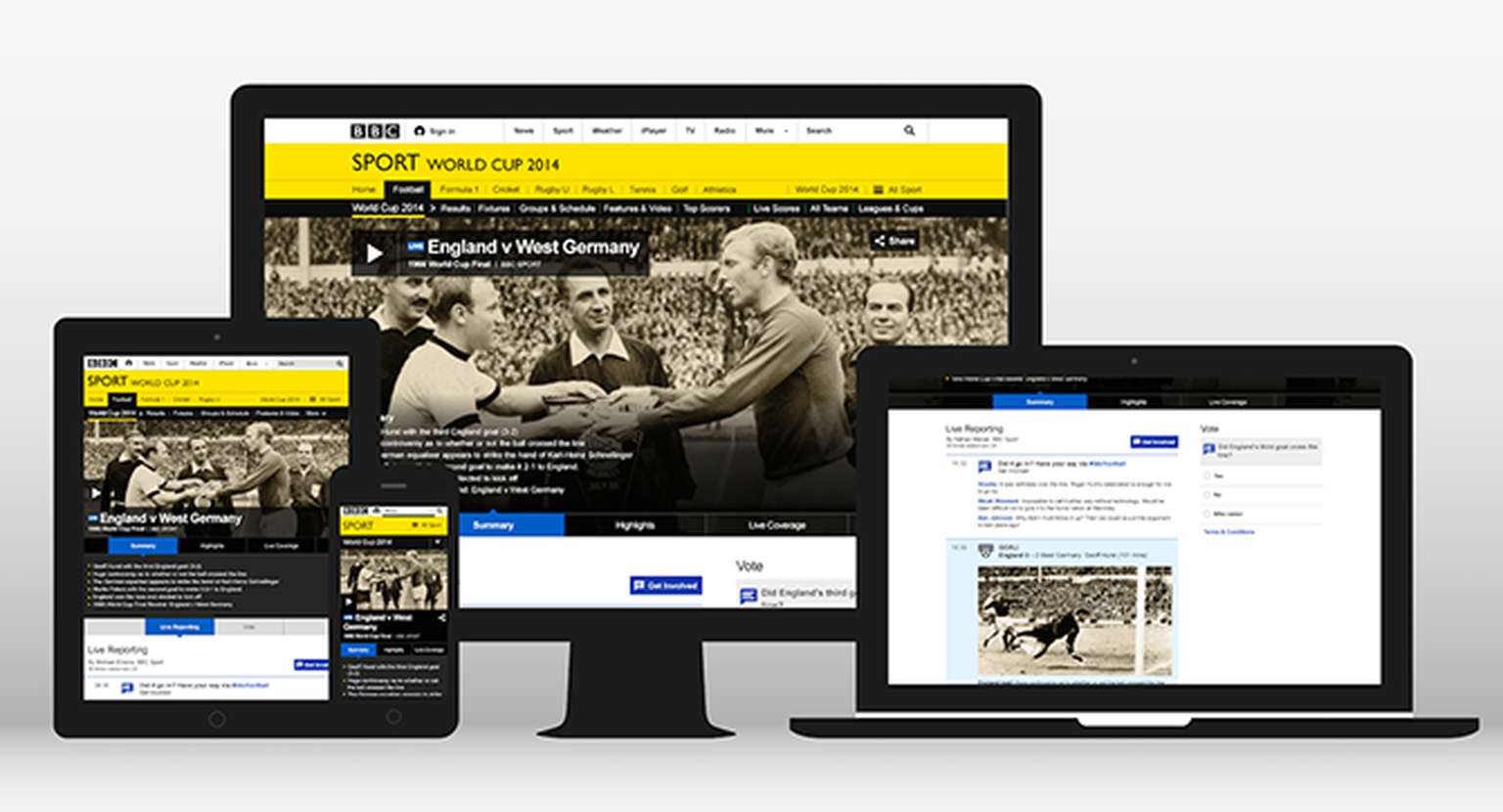 BBC Sport’s World Cup Rewind to show 1966 final and classic moments in run-up to Brazil 2014