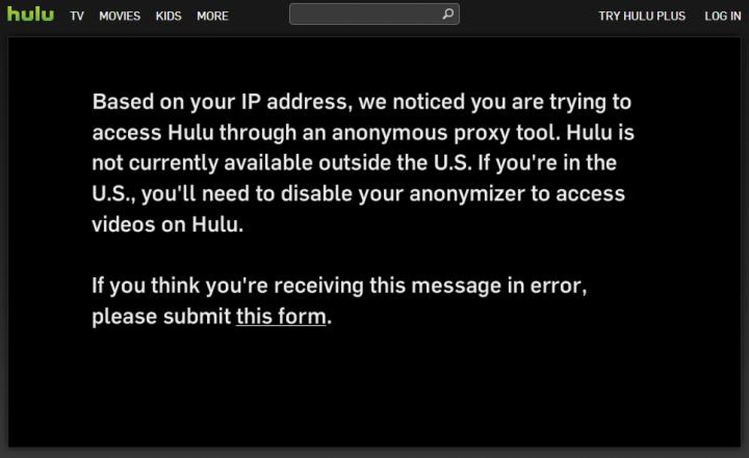 Hulu to block international VPN viewers: Cyber curtain goes up around America