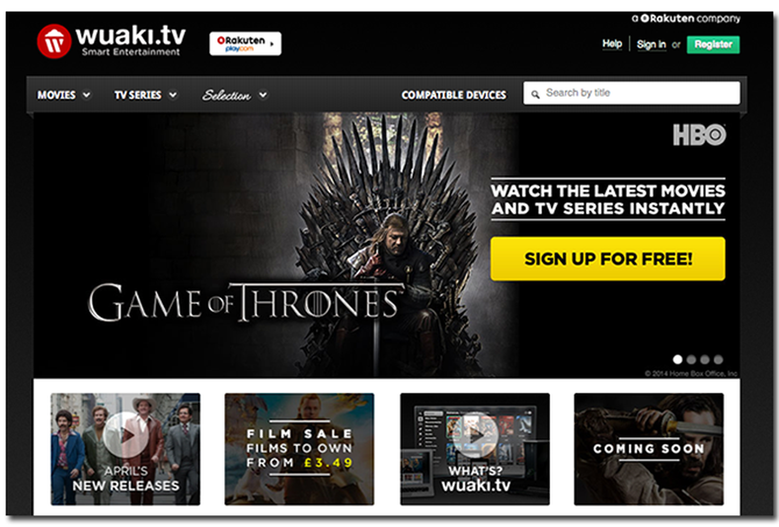 Wuaki.tv on-demand TV and movies land on Samsung, LG and Panasonic 2014 smart TVs