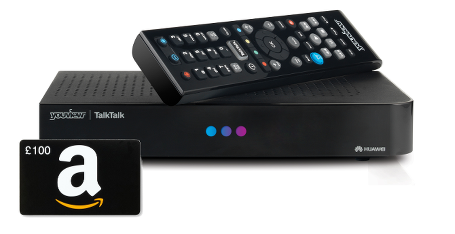 Win a £100 Amazon voucher with TalkTalk Essentials TV