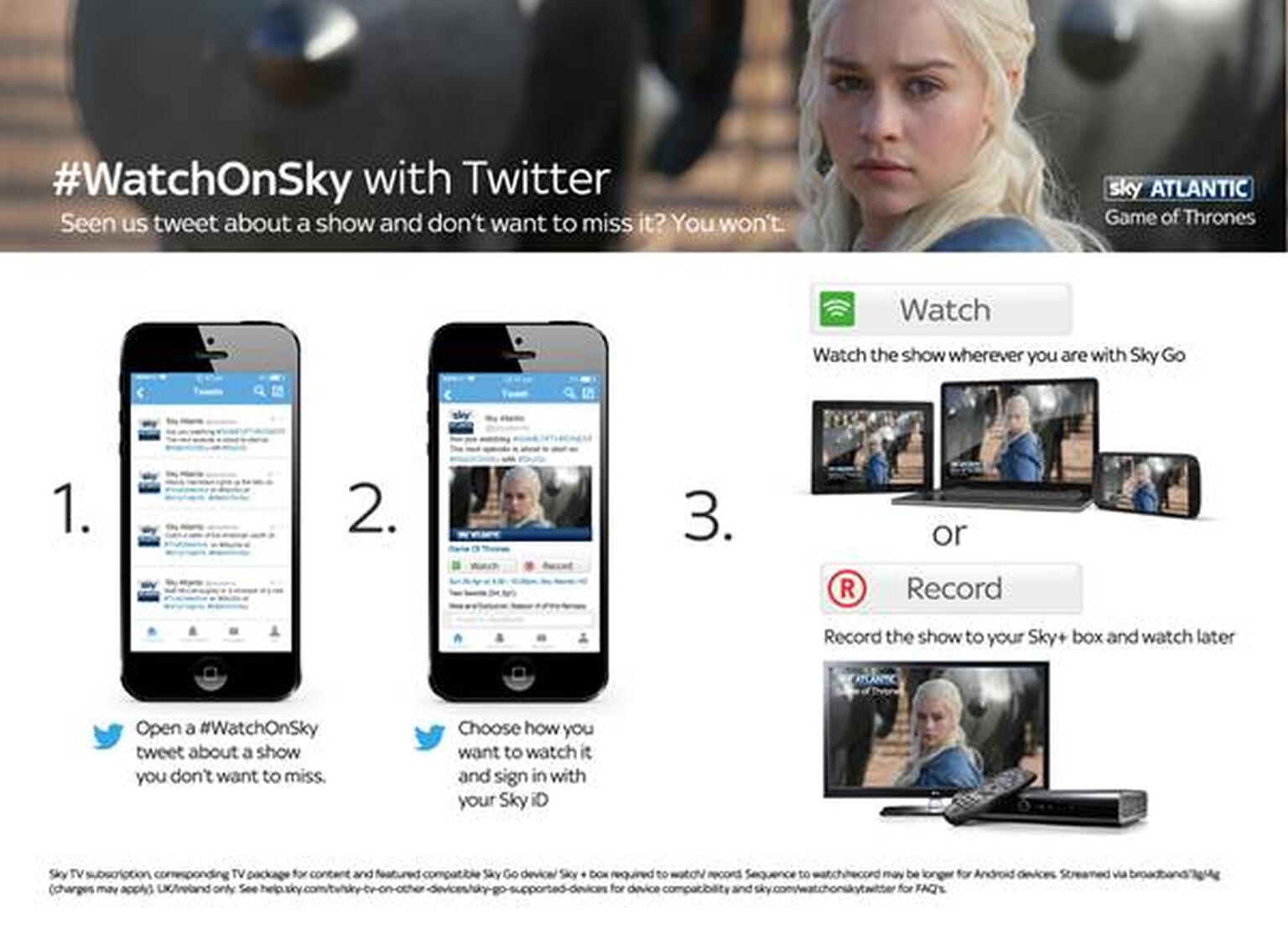 #watchonSky lets you set up recordings from Sky’s Tweets