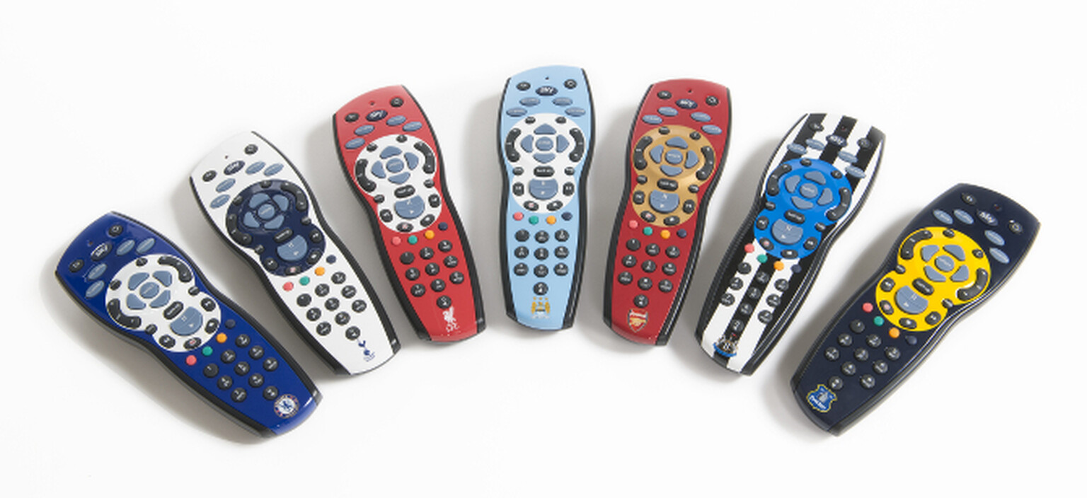 Premier League top clubs get their own Sky+HD remote controls