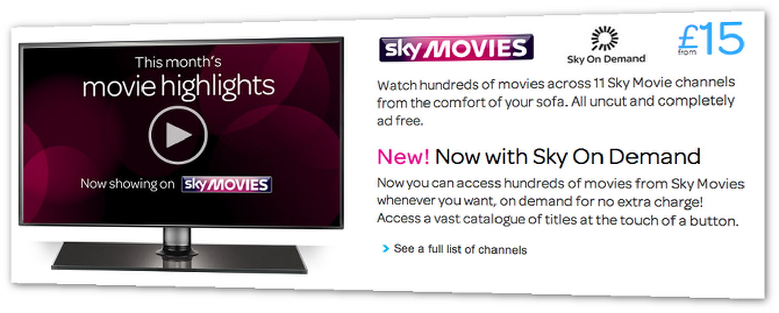 TalkTalk offers half price Sky Movies Boost to existing customers