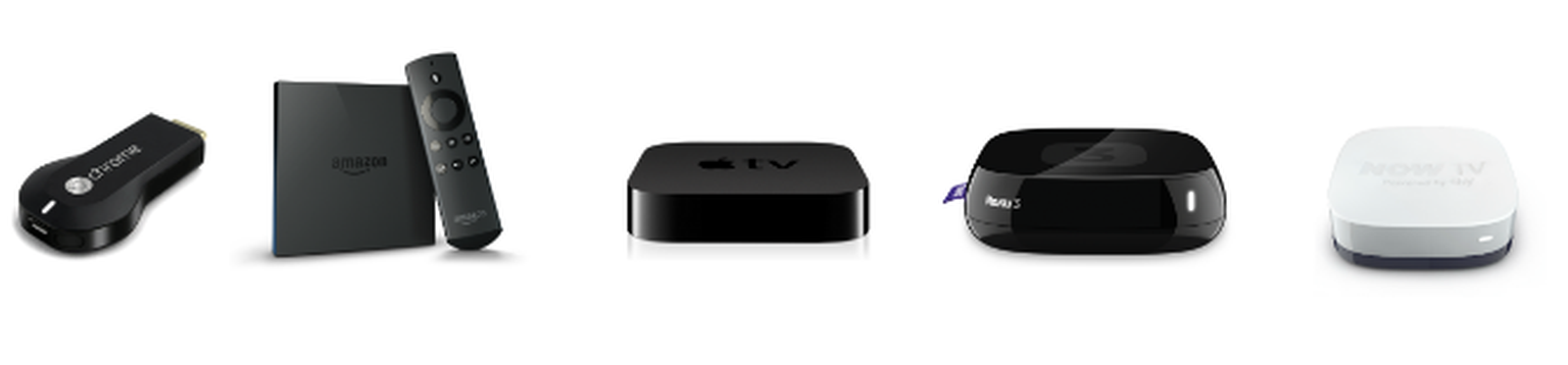 Chromecast vs Amazon Fire TV vs Apple TV vs Roku 3 vs Now TV Box