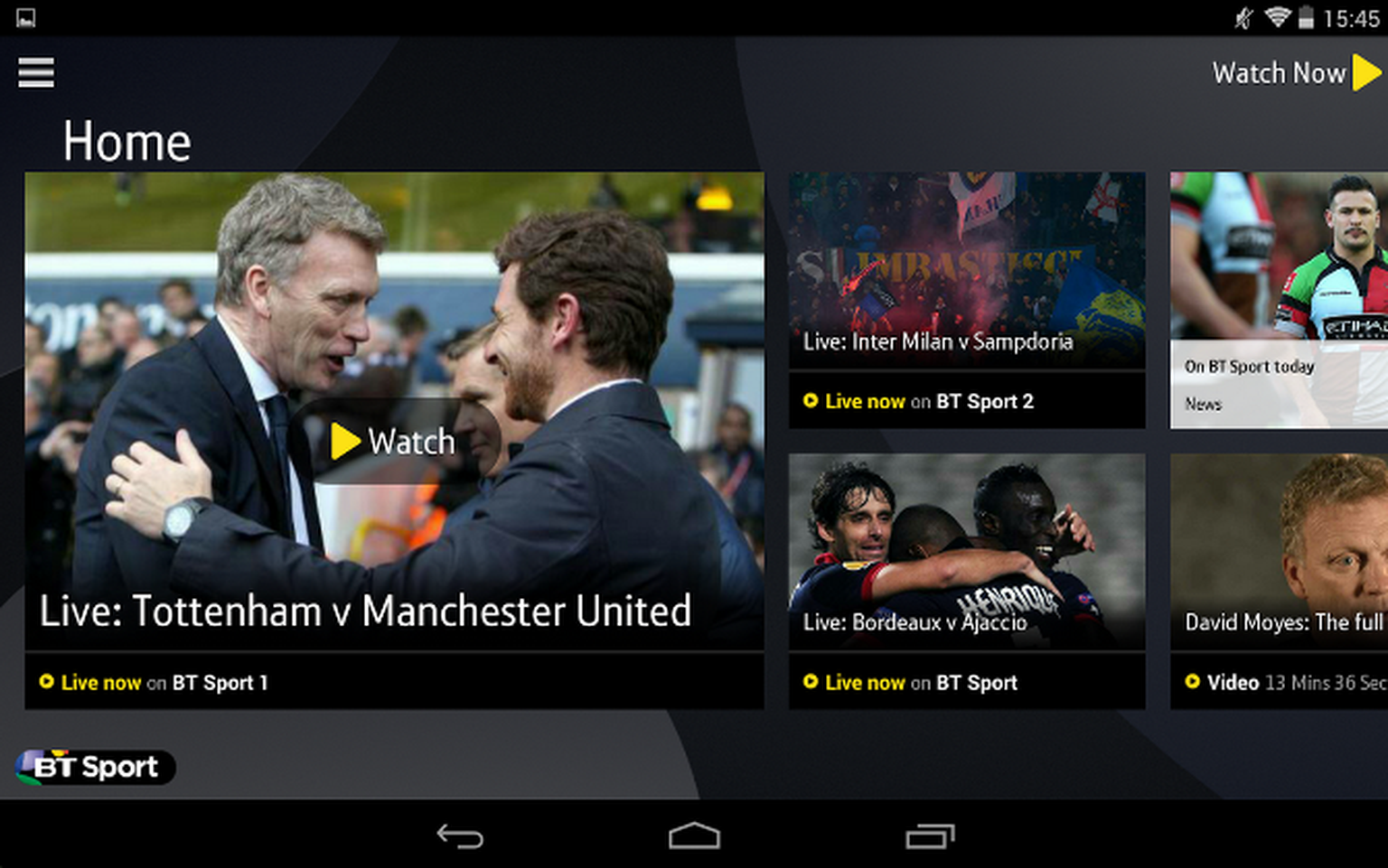 BT Sport app kicks off on Chromecast