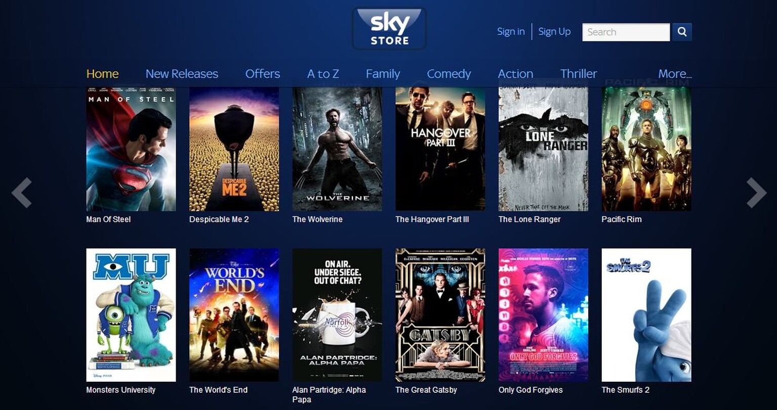 Sky+HD poised for buy-to-keep movies through Sky Store