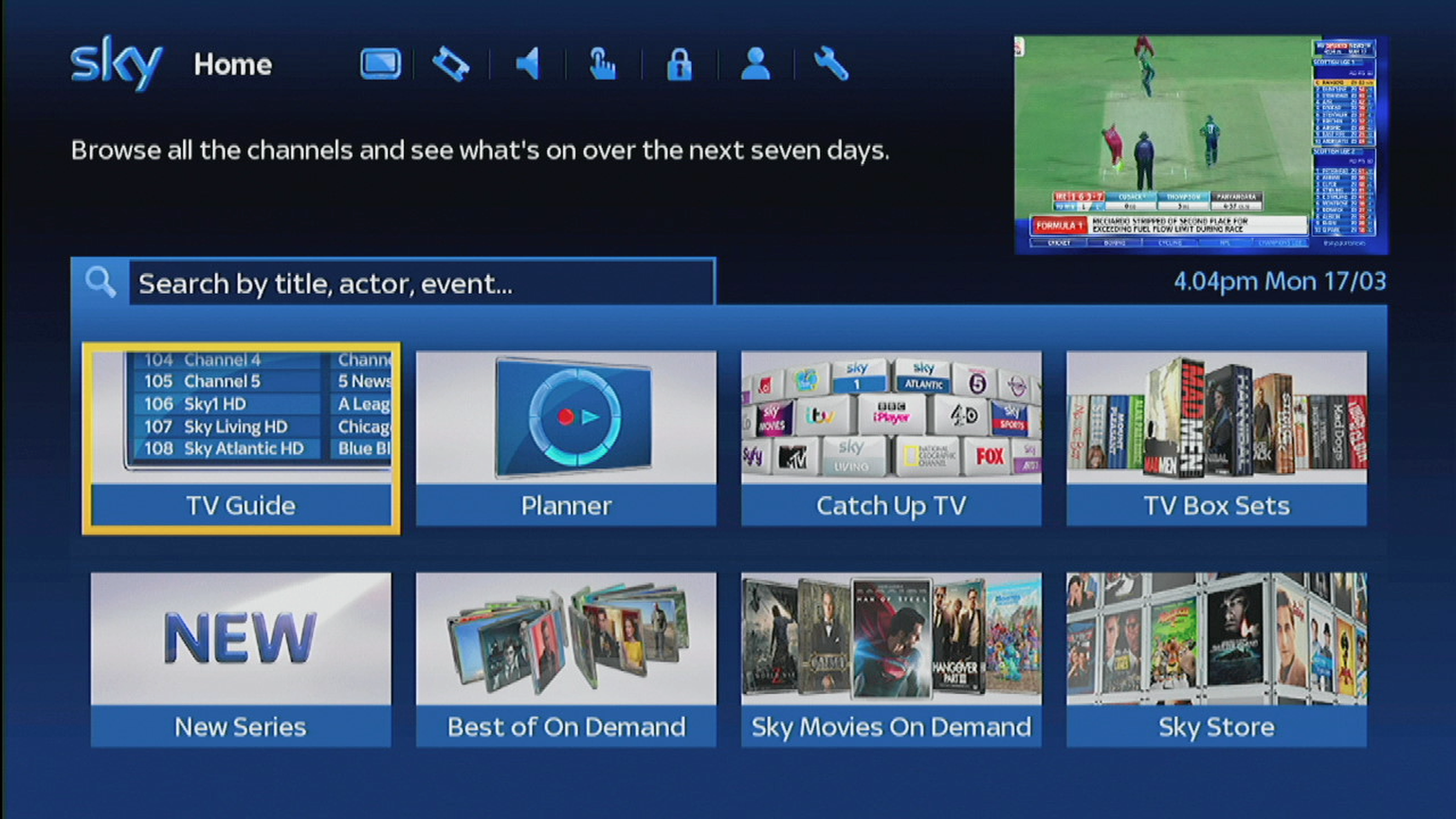VIDEO: Sky launches new-look TV guide with overhauled On Demand, catch-up and search