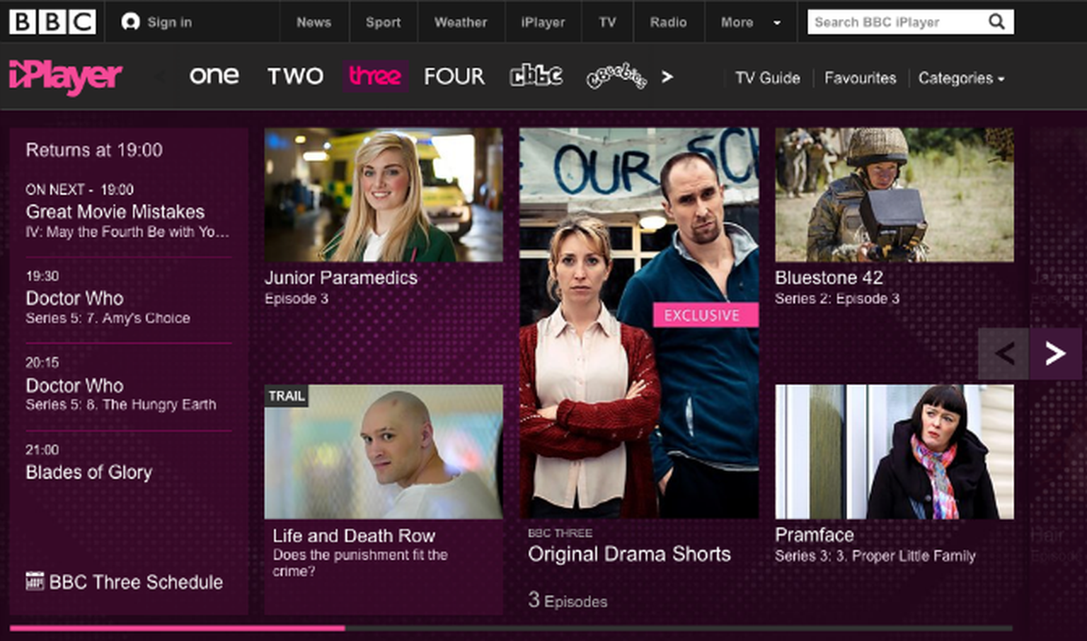 Over a million homes would lose BBC Three if it went iPlayer-only today