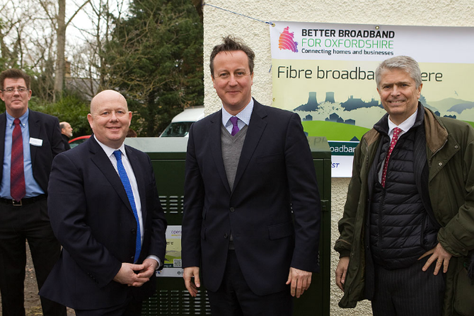 Cameron’s Cabinet: PM switches on superfast broadband in Oxfordshire