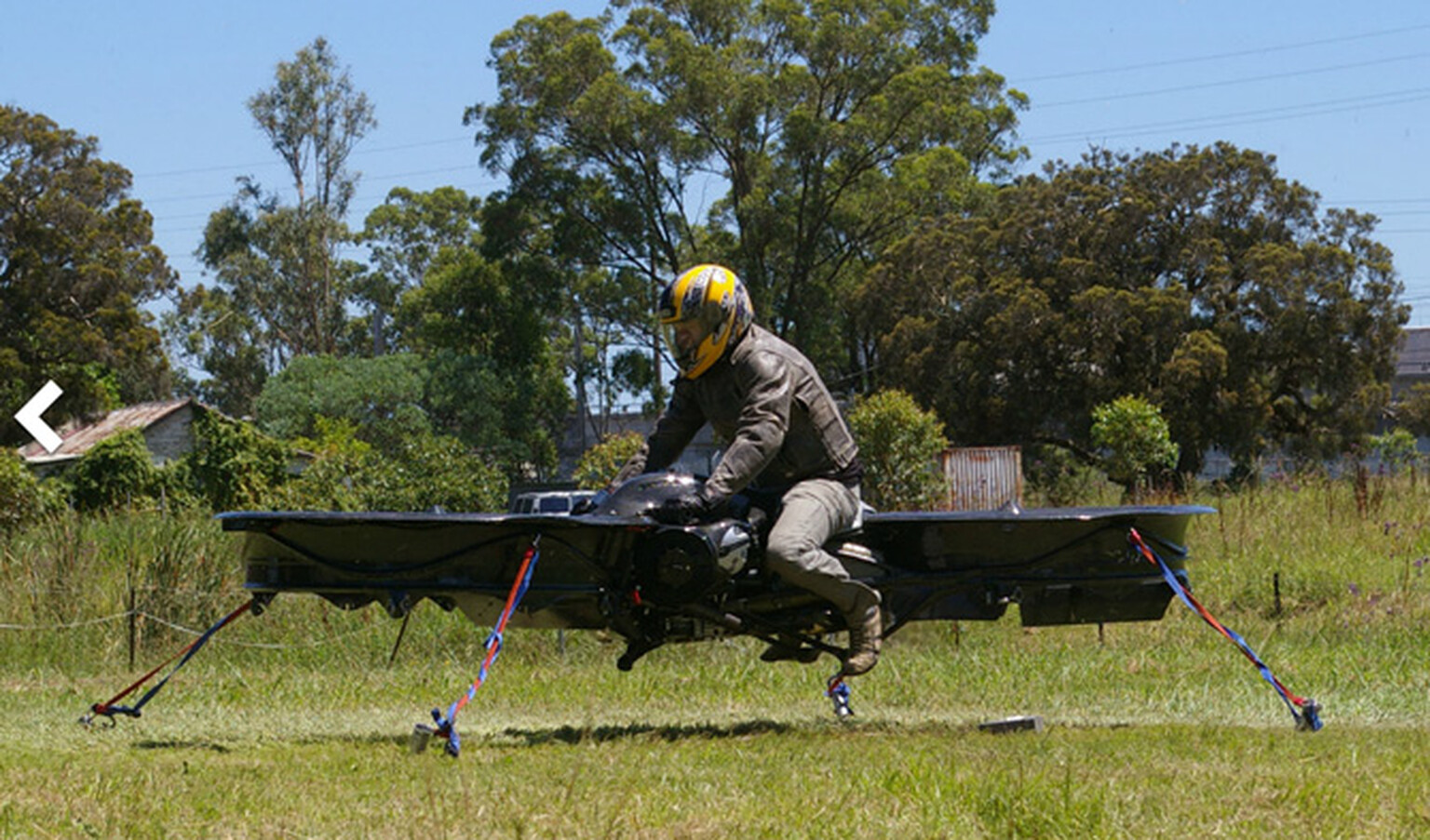 Man builds working hover bike prototype