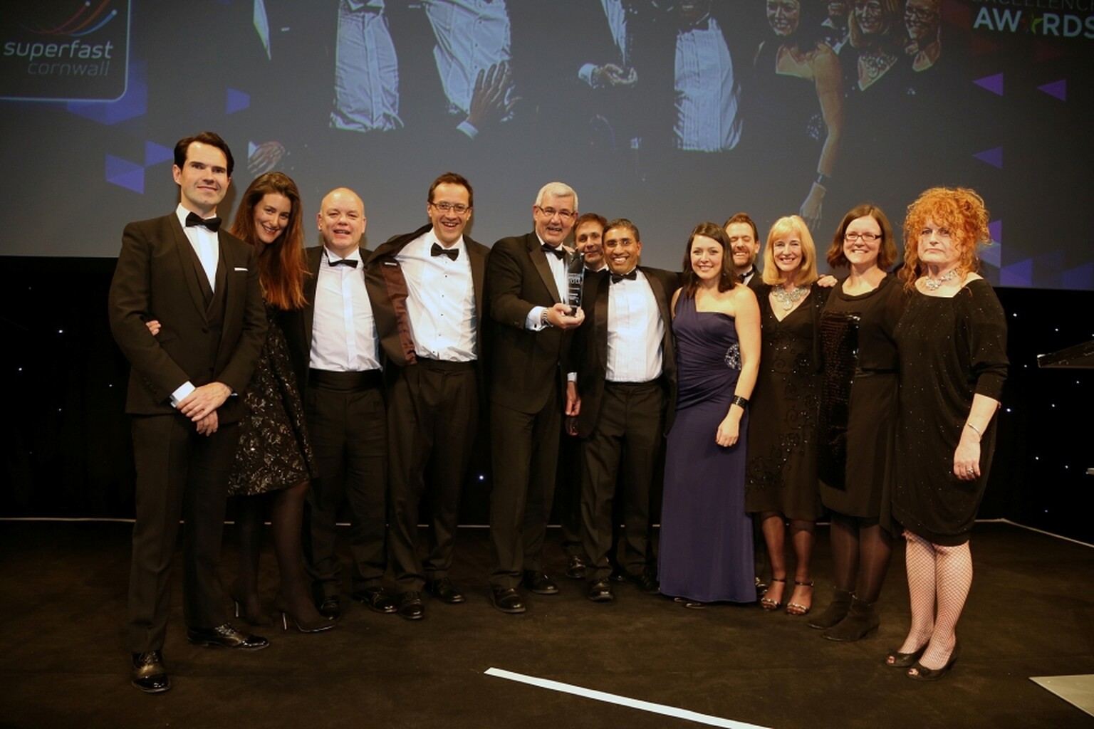 Jimmy Carr celebrates Cornwall’s 85 per cent superfast broadband coverage